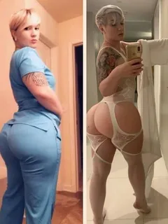 nurse with big ass