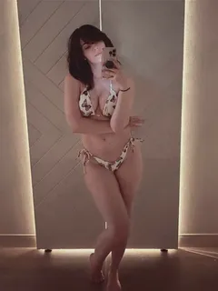 kaitlin witcher (streamer) - cute butterfly bikini