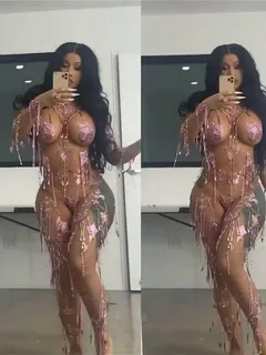 bust over and over to cardi b(itch) and her whore body