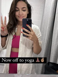 aoc onlyfans yoga