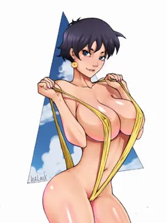 videl slingshot bikini (halaiix) [dragon ball] 1