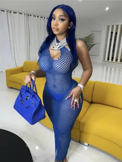 lightskinkeisha in a see-through dress