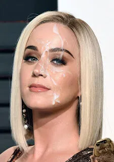 katy perry facial fake