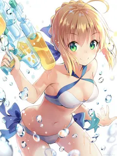 artoria pendragon swimsuit archer (fate series)