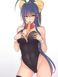 mai natsume (blazblue and blazblue remix heart) drawn by kubo (artist)