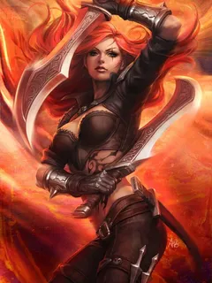 katarina poster art by artgerm