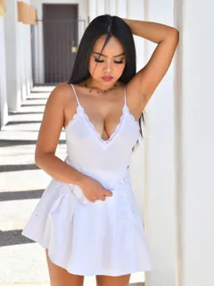 Luna in Ftv Girls set Busty Teen In White