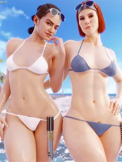 bo-katan kryze &  rey skywalker bikini babes( nemesis 3d)