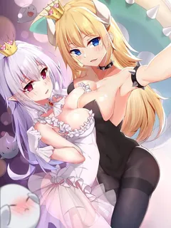 bowsette and booette selfie