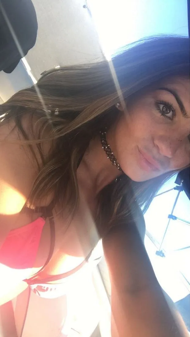 carlie jo pink bikini
