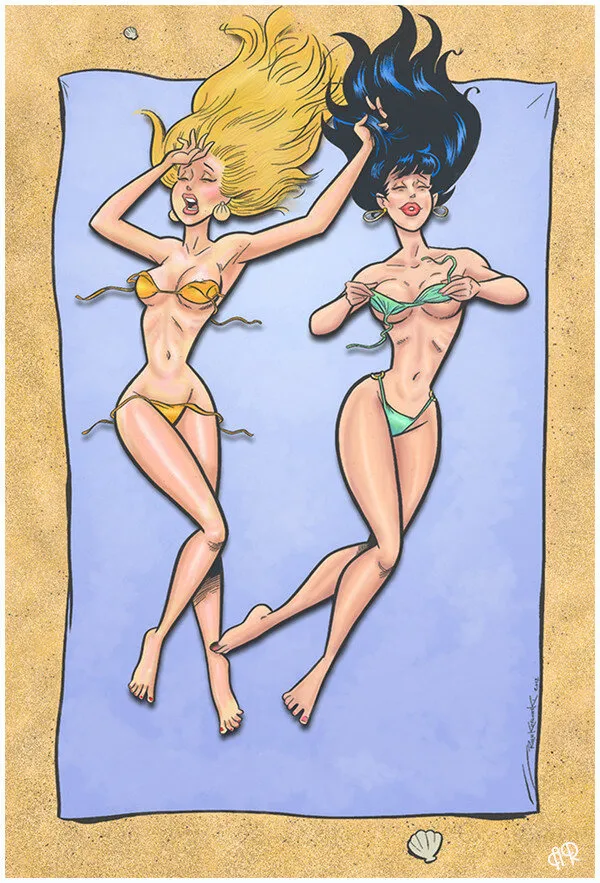 this is just hot. betty & veronica