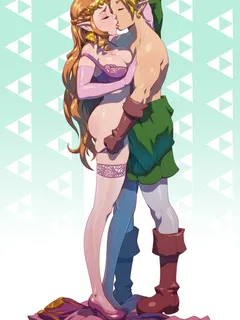 zelda and link - robert porter - the legend of zelda