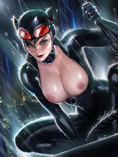 cat woman - sakimichan