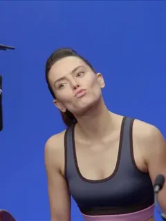 daisy ridley sports bra- the bubble(2022) bts ii