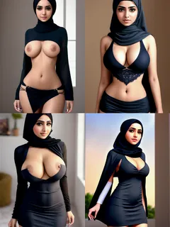 ai hijabi models