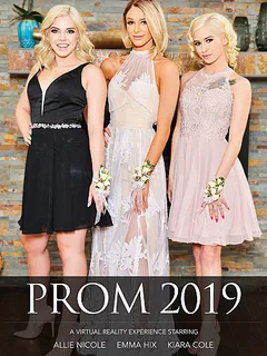 non nude teen pornstars allie nicole, emma hix and kiara cole in prom dresses