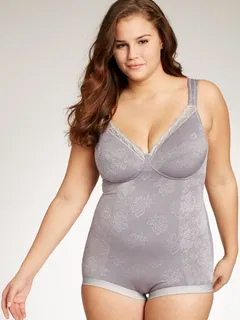 lace body briefer curvewear