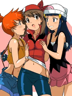 pokemon misty may dawn