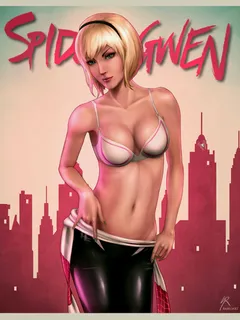 spider gwen stripping