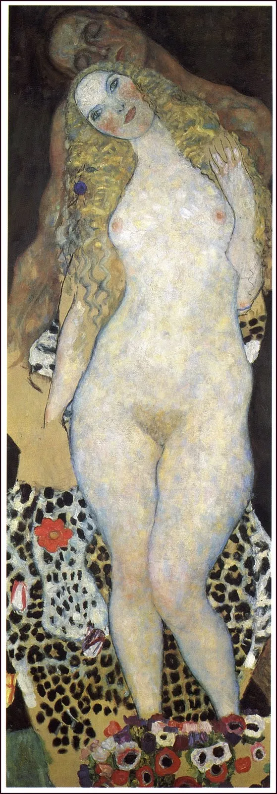 klimt 1918 adam and eve