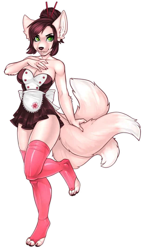 cute furry gal