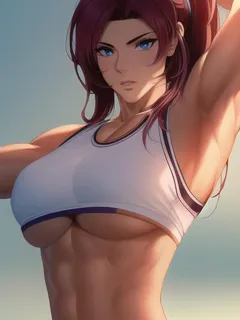 animeai bottomless muscle babe