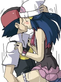 dawn and ash ketchum