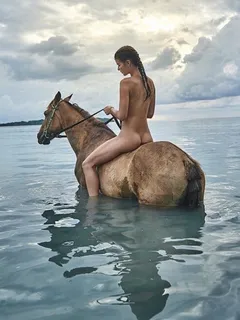 giirl on a horse