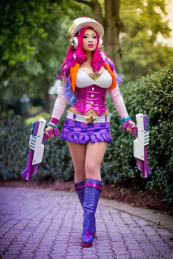 yaya han as arcade miss fortune (league of legends)