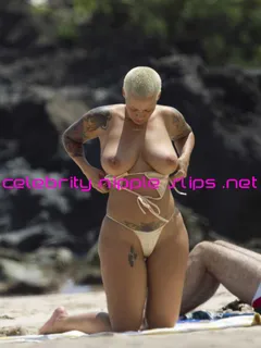 amber rose nipple