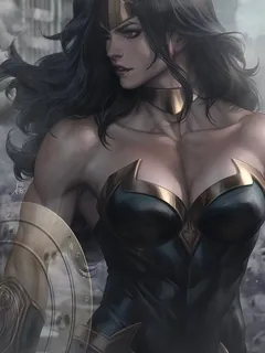 muscular wonder woman.