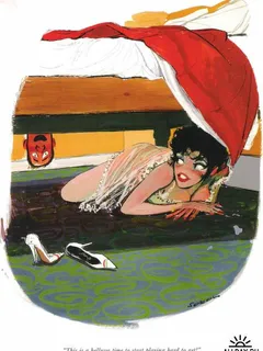 cartoon gallery - hard to get - playboy, july 1959