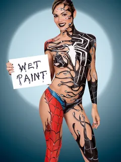 john neyrot body painting swimsuit models