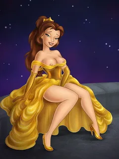 toon characters - belle - boobs and legs