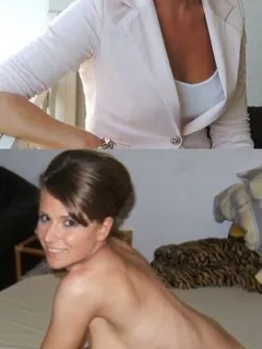 dressed / undressed: this lovely hot wife likes to tease. 53g