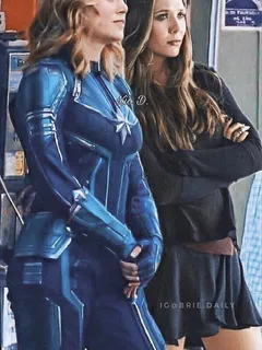 captain marvel & scarlet witch