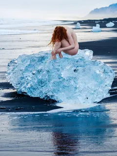 iceland jan 23, 2017 cam attree iceberg  - arctic nude workshop with cam attree, corwin prescott