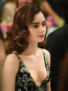 lily collins - 5'5''- luncheon in l.a. 1-7-17....pretty kisses!