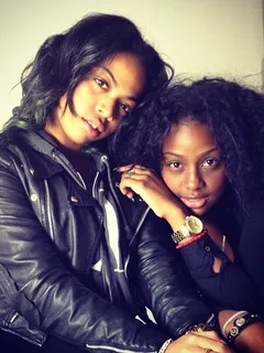 justine skye and her girlfriend.