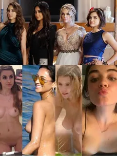 pretty little liars cast goes nude