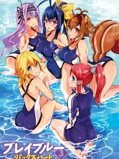 noel vermillion, makoto nanaya, tsubaki yayoi, mai natsume, and kajun faycott (blazblue and 1 more) drawn by sumeshi_(ambivalince)