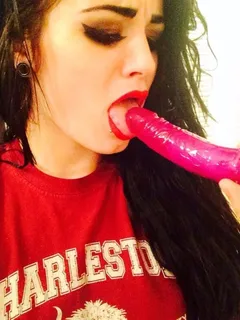 wwe star paige has a new toy to play with