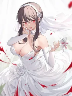 hentai babe in wedding dress