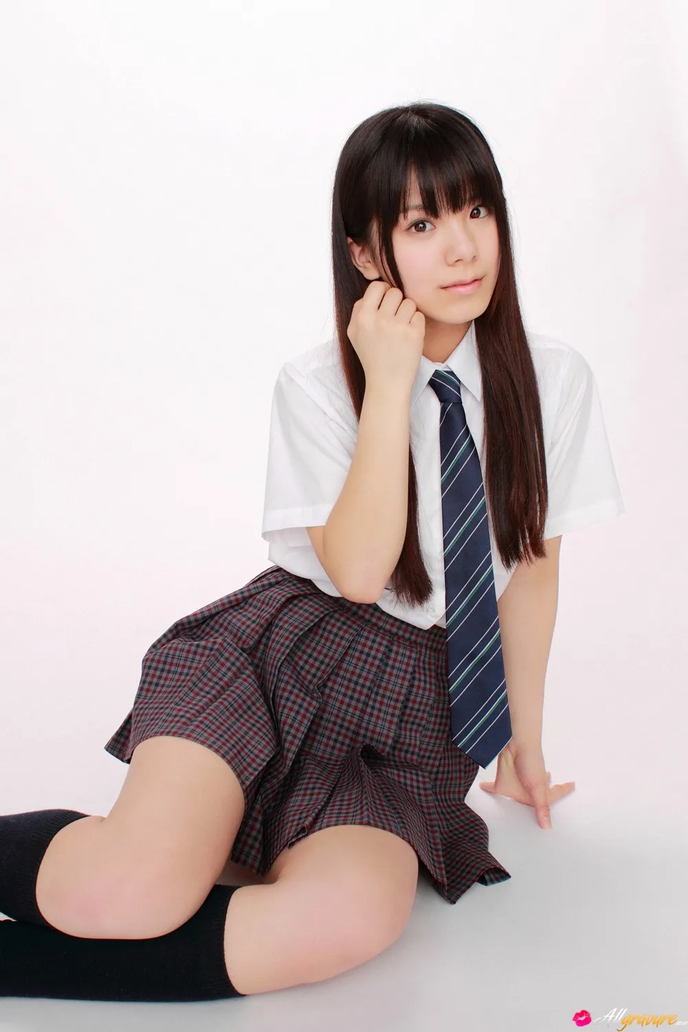 Mitsue Saito in All Gravure set Academy Shoot