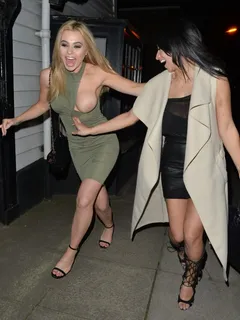 kayleigh morris exposing melissa reeves' boob. turn about is fair play.