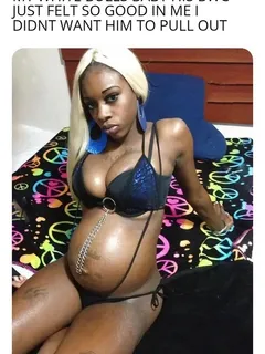 too bad it isn't my baby in that sweet chocolate pussy