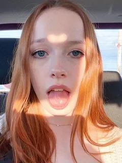 hot redhead slut selfie