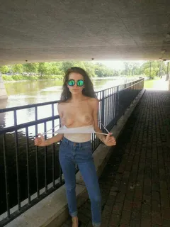 flashing under the bridge