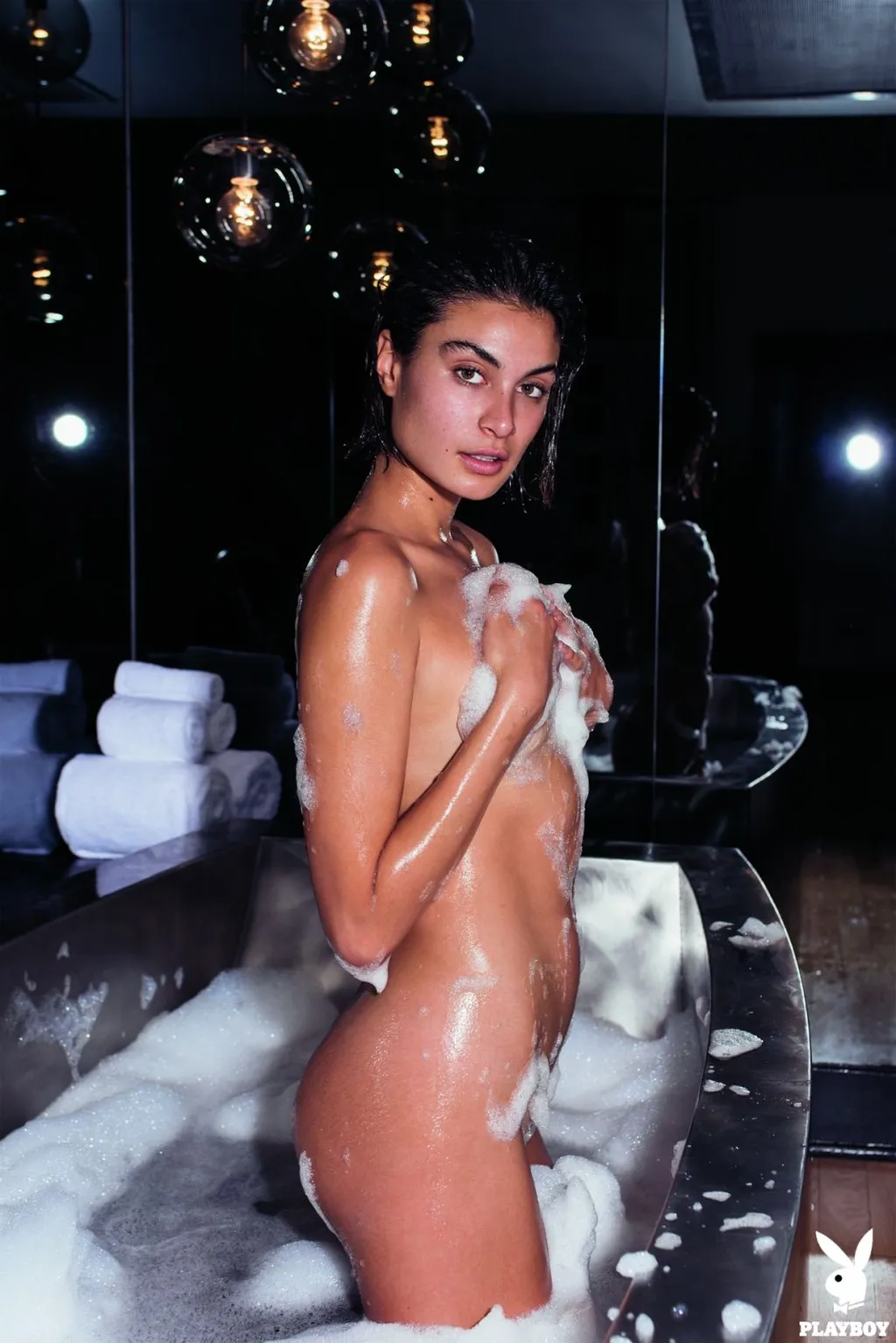 Milena in Playboy set A Day in the Life