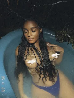 janelle monae in a tub